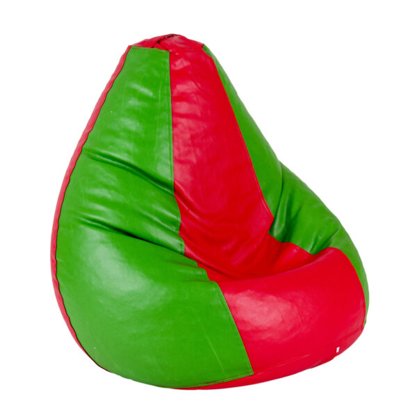 Coaster SHINE 2XL Tear Drop Bean Bag Cover (without Beans) (Pink, Green) - Image 2