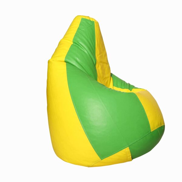 Coaster SHINE 2XL Tear Drop Bean Bag Cover (Without Beans) (Yellow, Green) - Image 3