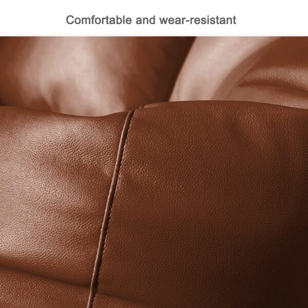 Coaster Shine 4XL Bean Bag Cover with Footrest & Cushion Without Beans Filling Pack of-3 Pcs(Tan) - Image 3