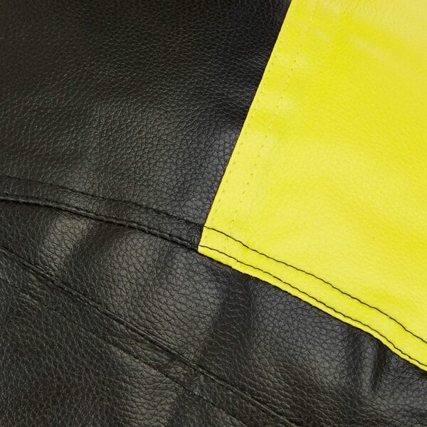 Coaster SHINE 2XL Tear Drop Bean Bag Cover (Without Beans) (Black, Yellow) - Image 4