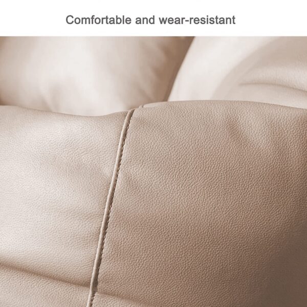 Coaster Shine 4XL Bean Bag Cover with Footrest & Cushion Without Beans Filling Pack of-3 Pcs(Beige) - Image 3