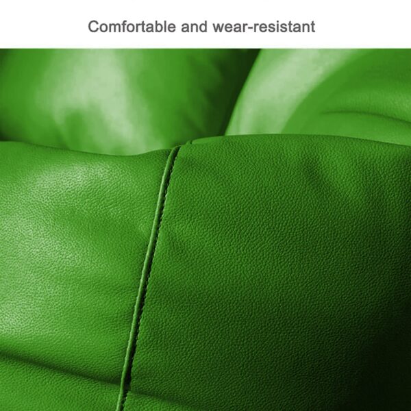 Coaster Shine 4XL Bean Bag Cover with Footrest & Cushion Without Beans Filling Pack of-3 Pcs(Green) - Image 3