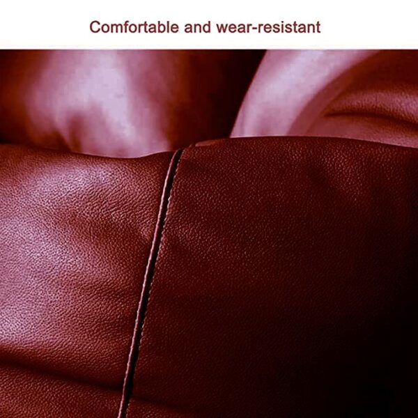 Coaster Shine 4XL Bean Bag Cover with Footrest & Cushion Without Beans Filling Pack of-3 Pcs(Maroon) - Image 3