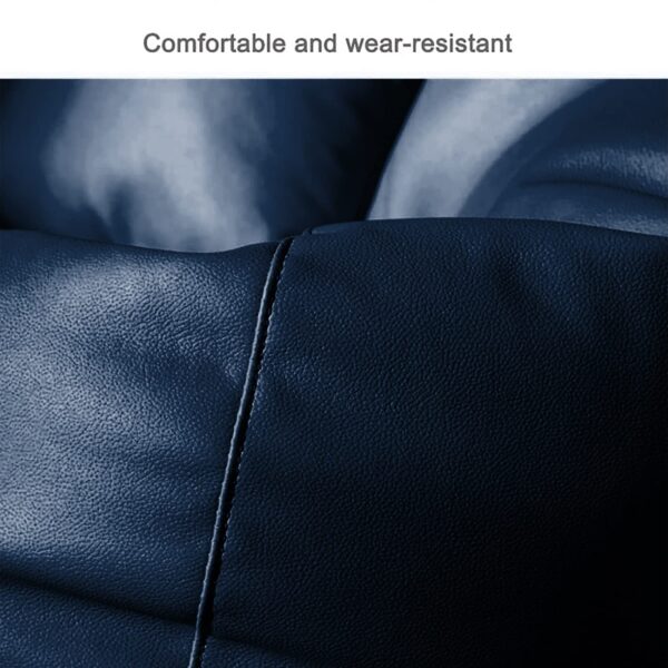 Coaster Shine 4XL Bean Bag Cover with Footrest & Cushion Without Beans Filling Pack of-3 Pcs(Navy) - Image 3