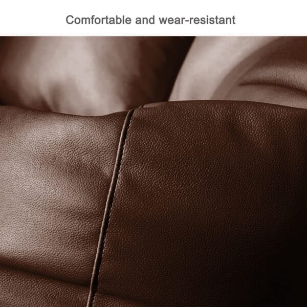 Coaster Shine 4XL Bean Bag Cover with Footrest & Cushion Without Beans Filling Pack of-3 Pcs(Brown) - Image 3