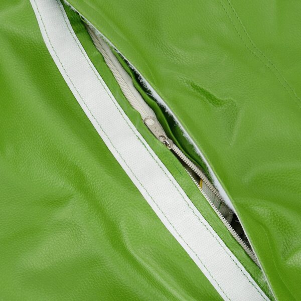 Coaster SHINE 2XL Teardrop Green With Yellow Piping Bean Bag Cover (Without Beans) - Image 4