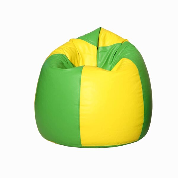 Coaster SHINE 2XL Tear Drop Bean Bag Cover (Without Beans) (Yellow, Green) - Image 4