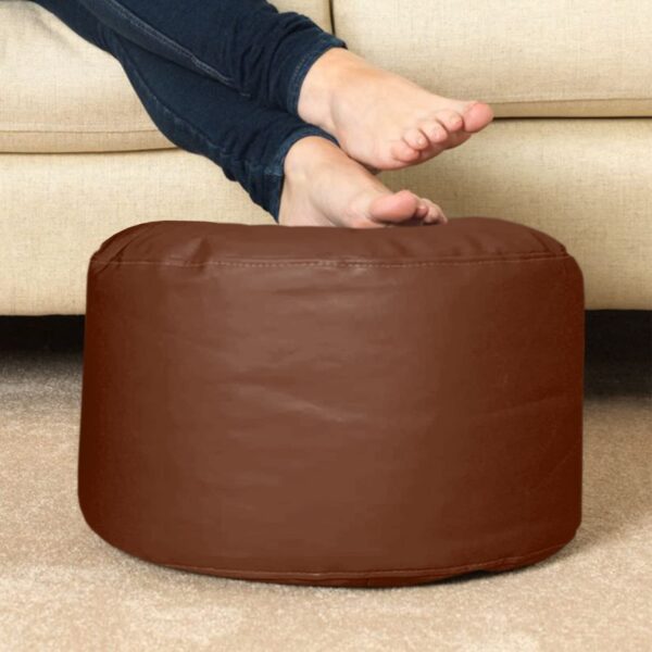 Coaster Shine 4XL Bean Bag Cover with Footrest & Cushion Without Beans Filling Pack of-3 Pcs(Tan) - Image 5