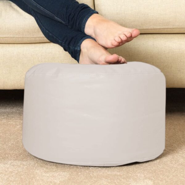 Coaster Shine 4XL Bean Bag Cover with Footrest & Cushion Without Beans Filling Pack of-3 Pcs(Beige) - Image 5