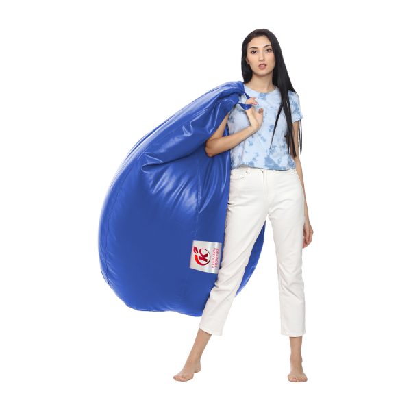 Blue Bean Bag with Bean Filled - Image 2