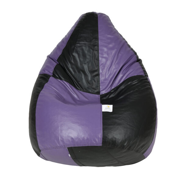 Coaster SHINE XXXL Black & PurpleTear Drop Bean Bag Cover (Without Beans) - Image 2