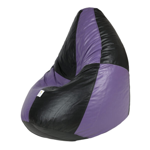 Coaster SHINE XXXL Black & PurpleTear Drop Bean Bag Cover (Without Beans) - Image 3