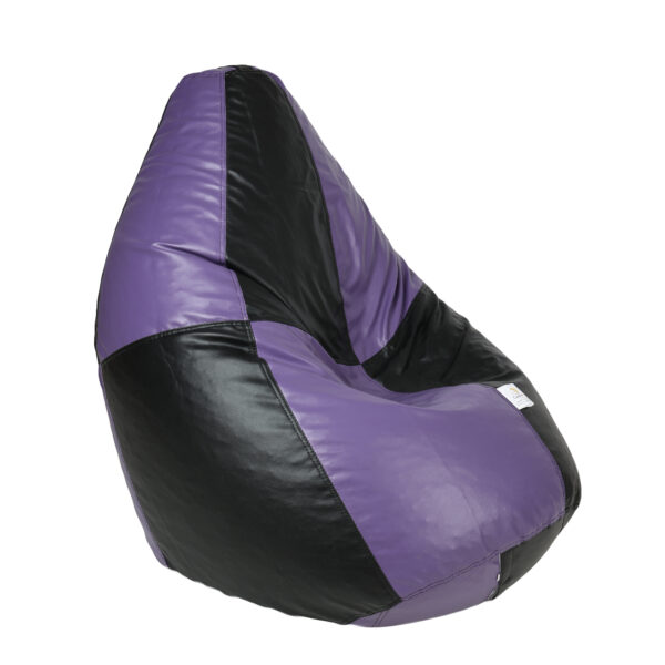 Coaster SHINE XXXL Black & PurpleTear Drop Bean Bag Cover (Without Beans) - Image 4