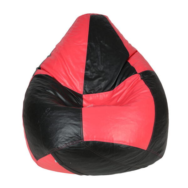 Coaster SHINE XXXL Black & Pink Tear Drop Bean Bag Cover (Without Beans) - Image 2