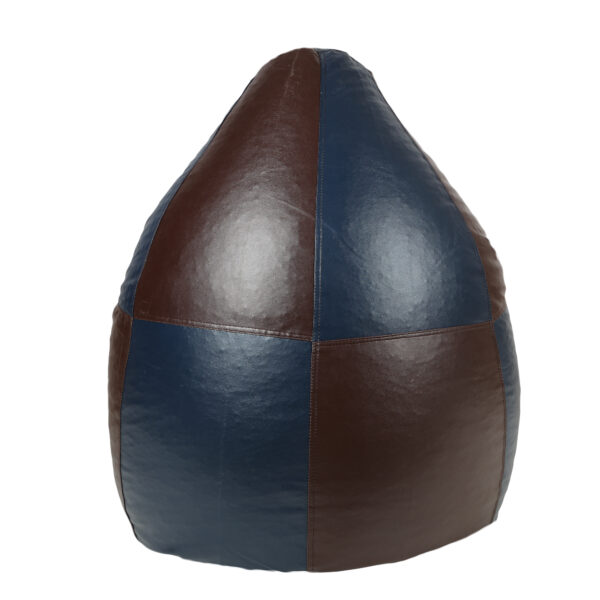 Coaster SHINE XXL Brown & Navy Tear Drop Bean Bag Cover (Without Beans) - Image 5