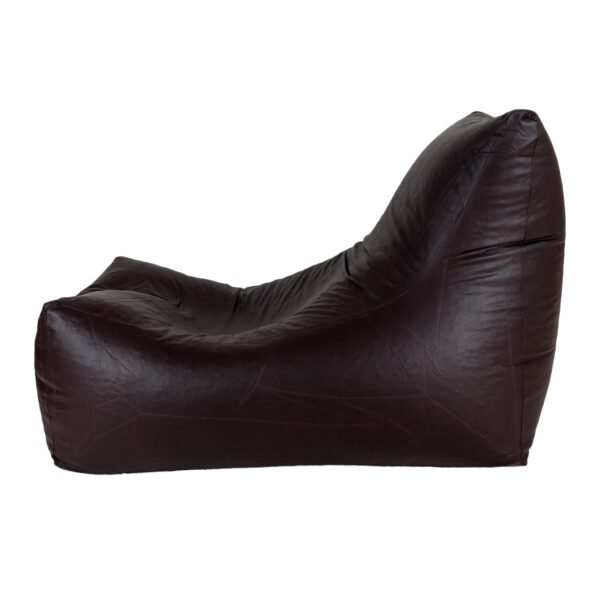 Coaster SHINE Jumbo Lounger Bean Bag Cover (Without Beans) (Brown) - Image 4
