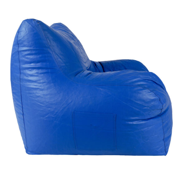 Coaster SHINE Jumbo Arm Chair Bean Bag Cover (Without Beans) (Blue) - Image 4