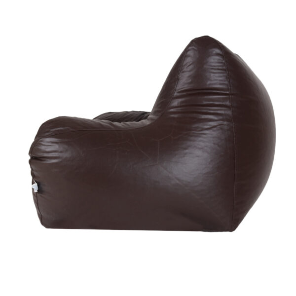 Coaster SHINE Jumbo Arm Chair Bean Bag Cover (Without Beans) (Brown) - Image 4