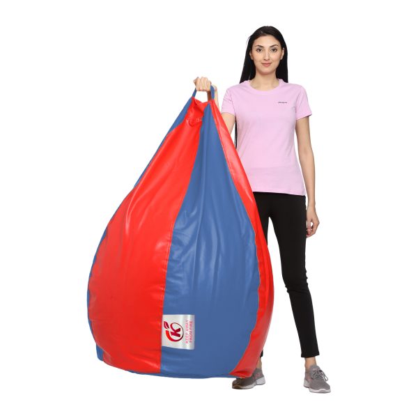 Coaster SHINE 2XL Tear Drop Bean Bag Cover (Without Beans) (Blue, Red) - Image 4