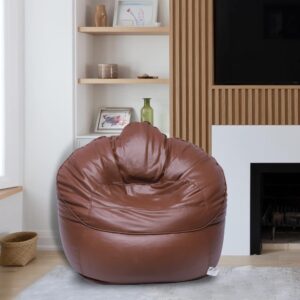 Coaster SHINE Jumbo Sofa Mudhha Bean Bag Cover Without Beans (Tan)