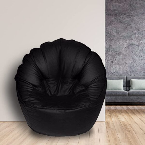 Coaster SHINE Jumbo Sofa Mudhha Bean Bag Cover Without Beans (Black)