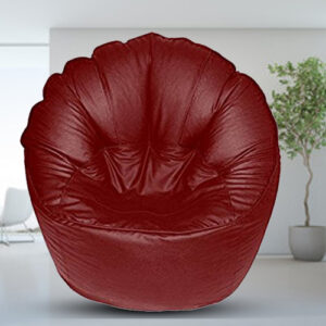 Coaster SHINE Jumbo Sofa Mudhha Bean Bag Cover Without Beans (Maroon)