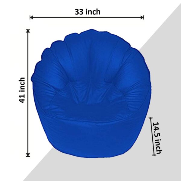 Coaster SHINE Jumbo Sofa Mudhha Bean Bag Cover Without Beans (Blue) - Image 2