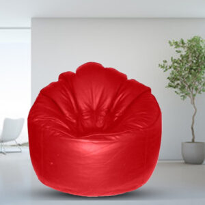 Coaster SHINE Jumbo Sofa Mudhha Bean Bag Cover Without Beans (Red)